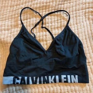 Calvin Klein Black Strappy Bralette